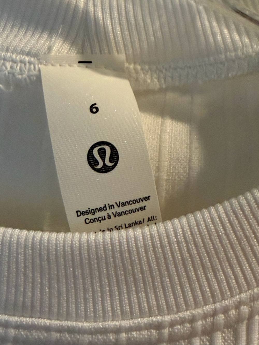 Lululemon Rest Less Variegated Ribbed Pullover NWOT Size 6 - Picture 6 of 12